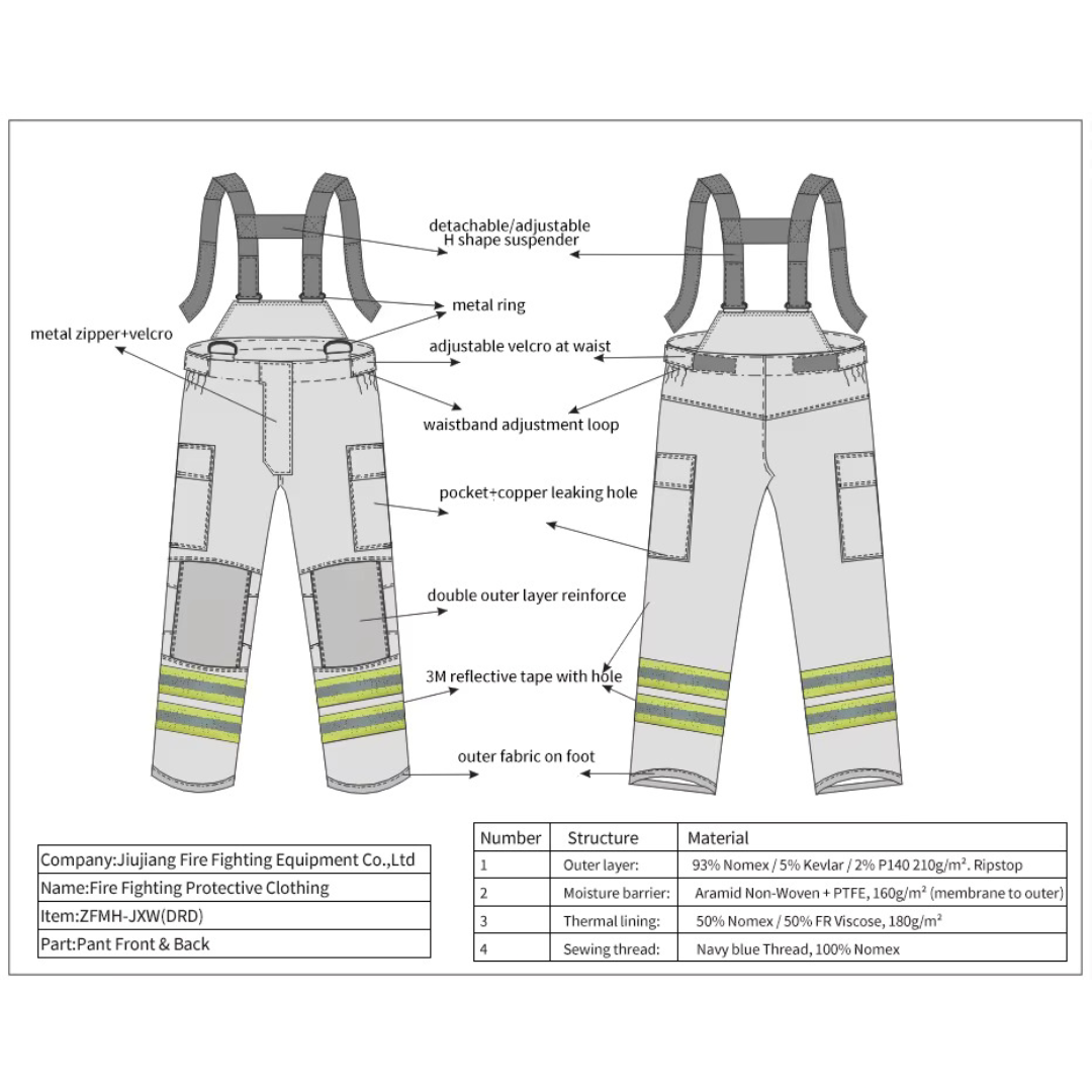 Fire Fighter Uniform-Fire Suit - Image 6