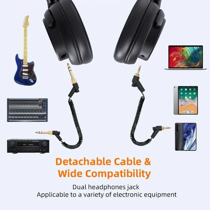 MAONO AU-MH601 Over Ear Stereo Monitor 50MM Drivers Studio Headphones for Music, DJ, Podcast - Image 4